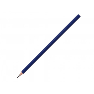 Трехгранный карандаш Conti из переработанных контейнеров, синий - купить оптом