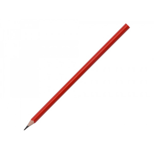 Трехгранный карандаш Conti из переработанных контейнеров, красный - купить оптом