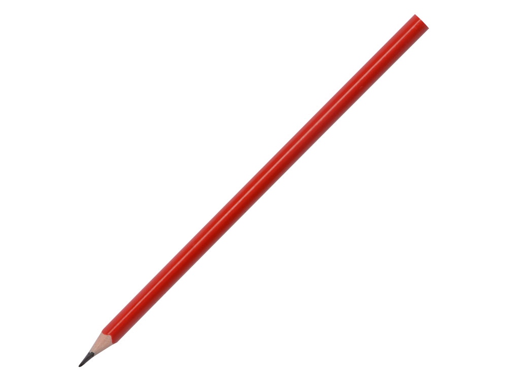 Трехгранный карандаш Conti из переработанных контейнеров, красный - купить оптом