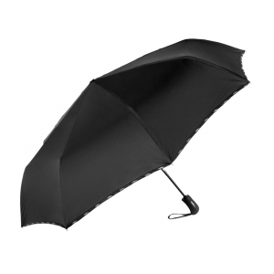 Зонт складной автоматичский Ferre Milano, черный - купить оптом