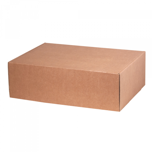 Подарочная коробка универсальная средняя, крафт - купить оптом