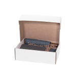 Подарочный набор в большой универсальной коробке, серый (ежедневник, зонт, аккумулятор), фото 3