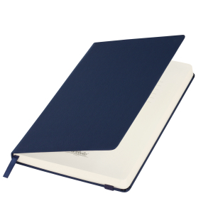Ежедневник Marseille soft touch BtoBook недатированный, синий (без упаковки, без стикера) - купить оптом