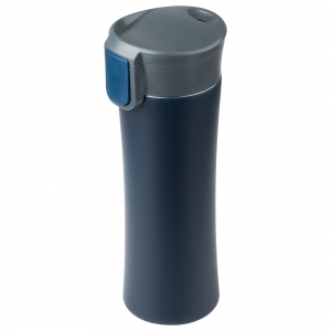 Термокружка вакуумная герметичная Baleo, синяя - купить оптом