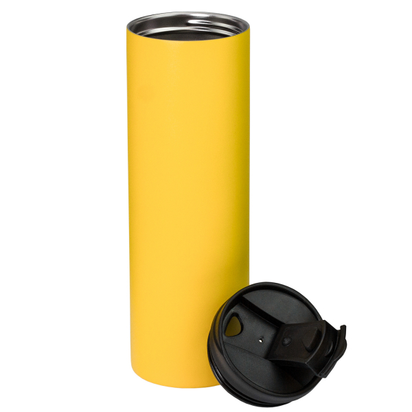 Термокружка вакуумная Rondo Lemoni, желтая - купить оптом