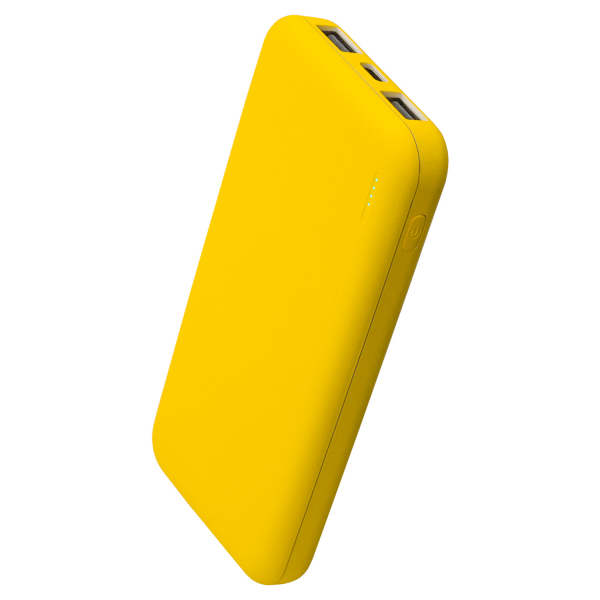 Внешний аккумулятор с подсветкой Luce Lemoni 10000 mAh, желтый - купить оптом