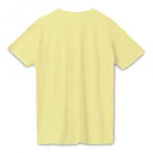 Футболка унисекс Regent 150, светло-желтая - купить оптом