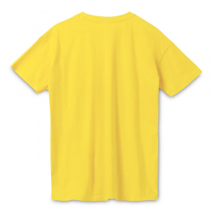 Футболка унисекс Regent 150, желтая (лимонная) - купить оптом