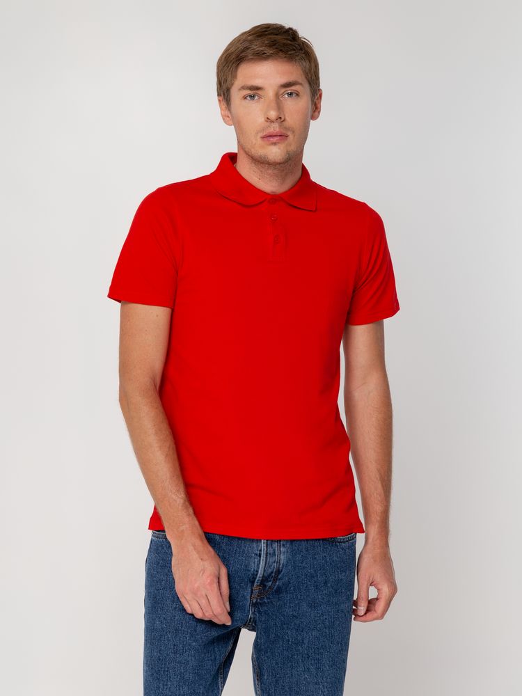 Рубашка поло мужская Virma Light, красная - купить оптом