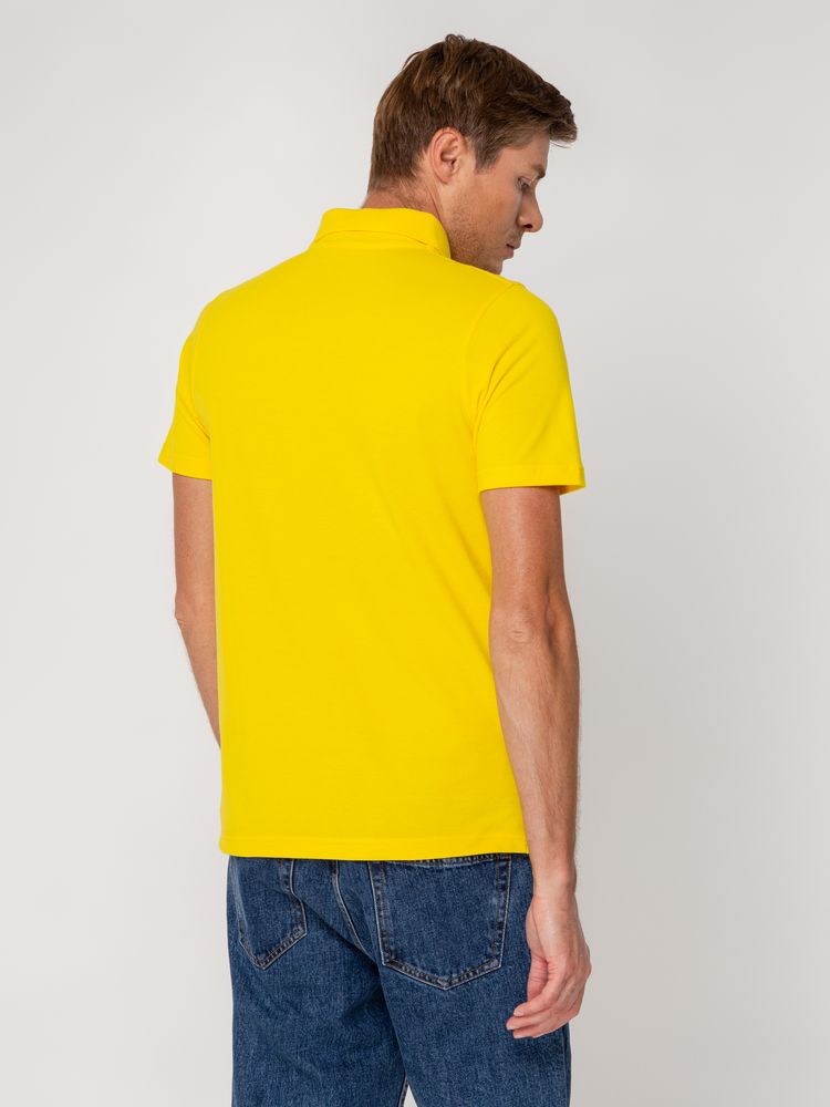Рубашка поло мужская Virma Light, желтая - купить оптом