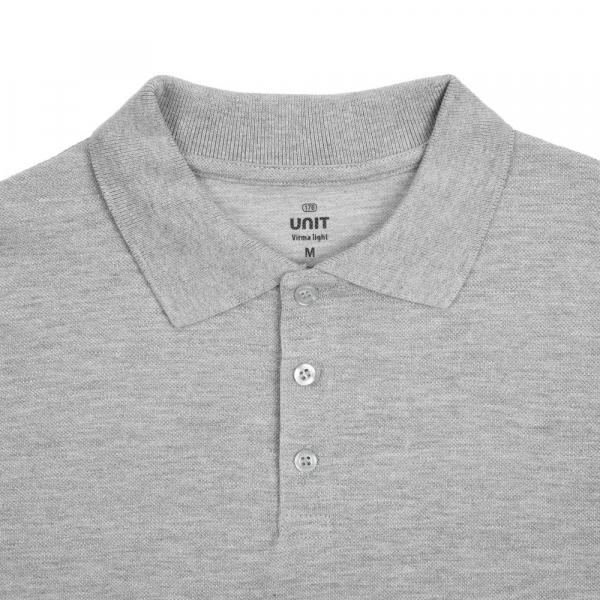 Рубашка поло мужская Virma Light, серый меланж - купить оптом