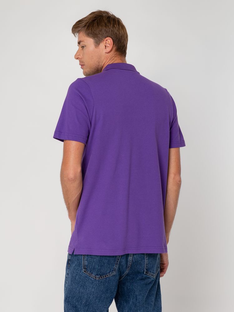 Рубашка поло мужская Virma Light, фиолетовая - купить оптом