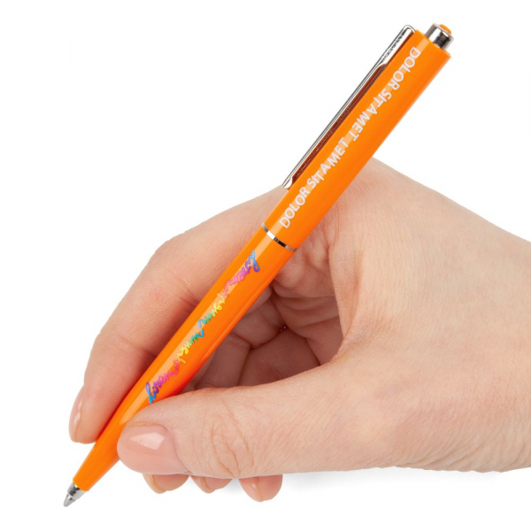 Ручка шариковая Senator Point, ver.2, оранжевая - купить оптом