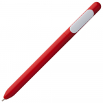 Ручка шариковая Swiper, красная с белым, фото 1