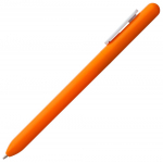 Ручка шариковая Swiper, оранжевая с белым, фото 2