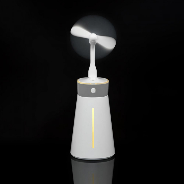 Увлажнитель воздуха с вентилятором и лампой airCan, белый - купить оптом