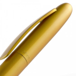 Ручка шариковая Moor Silver, желтый металлик, фото 3