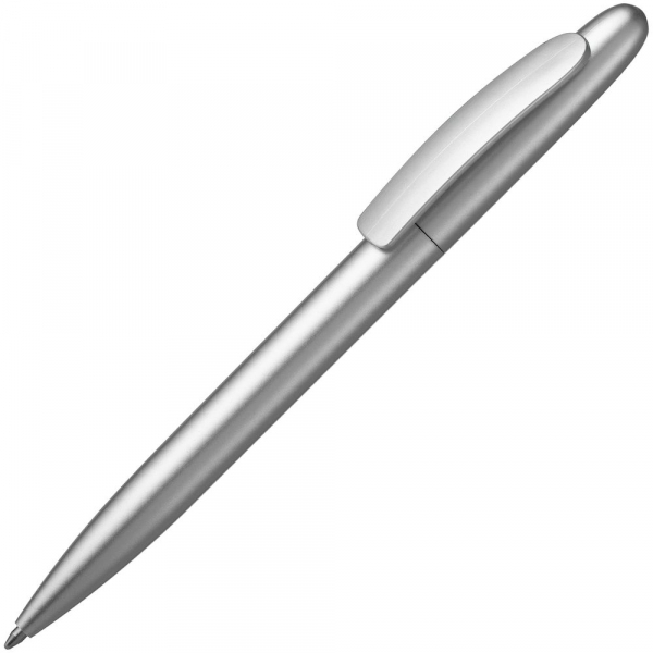 Ручка шариковая Moor Silver, серебристый металлик - купить оптом