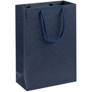 Пакет бумажный Eco Style, синий - купить оптом