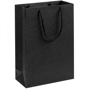 Пакет бумажный Eco Style, черный - купить оптом