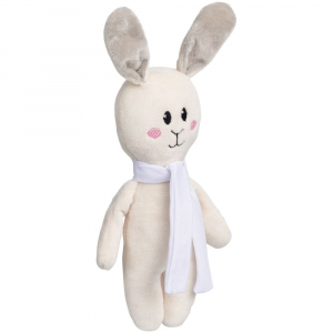 Мягкая игрушка Beastie Toys, заяц с белым шарфом - купить оптом