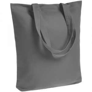 Холщовая сумка Avoska, темно-серая (серо-стальная) - купить оптом
