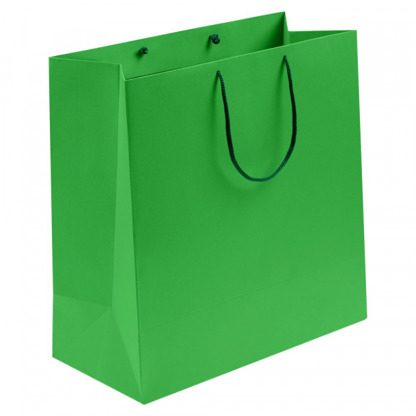 Пакет бумажный Porta L, зеленый - купить оптом