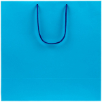 Пакет бумажный Porta L, голубой, фото 1