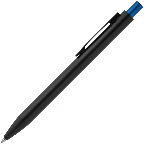 Набор Color Block: кружка и ручка, синий с черный - купить оптом