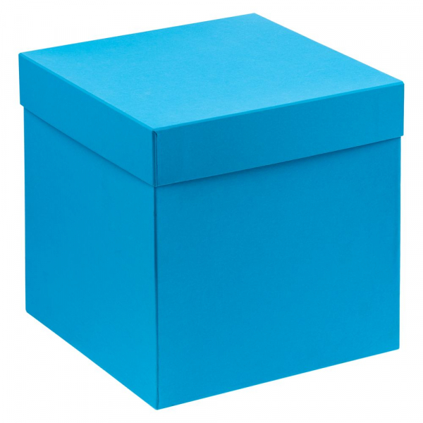 Коробка Cube, L, голубая - купить оптом