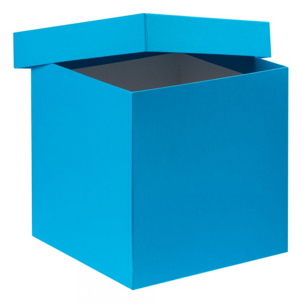 Коробка Cube, L, голубая - купить оптом