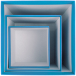 Коробка Cube, L, голубая, фото 3