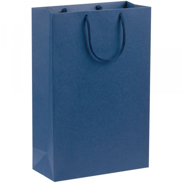 Пакет бумажный Porta M, синий - купить оптом