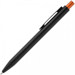 Набор Color Block: кружка и ручка, оранжевый с черным, фото 2