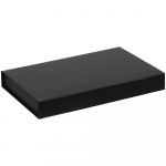 Коробка Horizon Magnet с ложементом под ежедневник, флешку и ручку, черная, фото 2