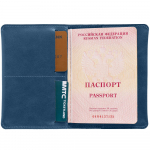 Обложка для паспорта Apache, ver.2, синяя, фото 3