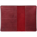 Обложка для паспорта Apache, ver.2, темно-красная, фото 2