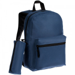 Детский рюкзак Base Kids с пеналом, темно-синий, фото 1