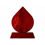 Плакетка Капля, красное дерево, фото 1
