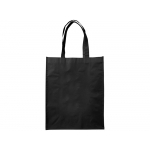 Ламинированная сумка для покупок среднего размера, черный, фото 2