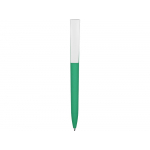 Ручка пластиковая soft-touch шариковая Zorro, мятный//белый, фото 1