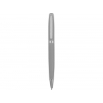 Ручка металлическая шариковая Flow soft-touch, светло-серый/серебристый, фото 1