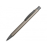 Ручка металлическая soft-touch шариковая Tender, серо-стальной