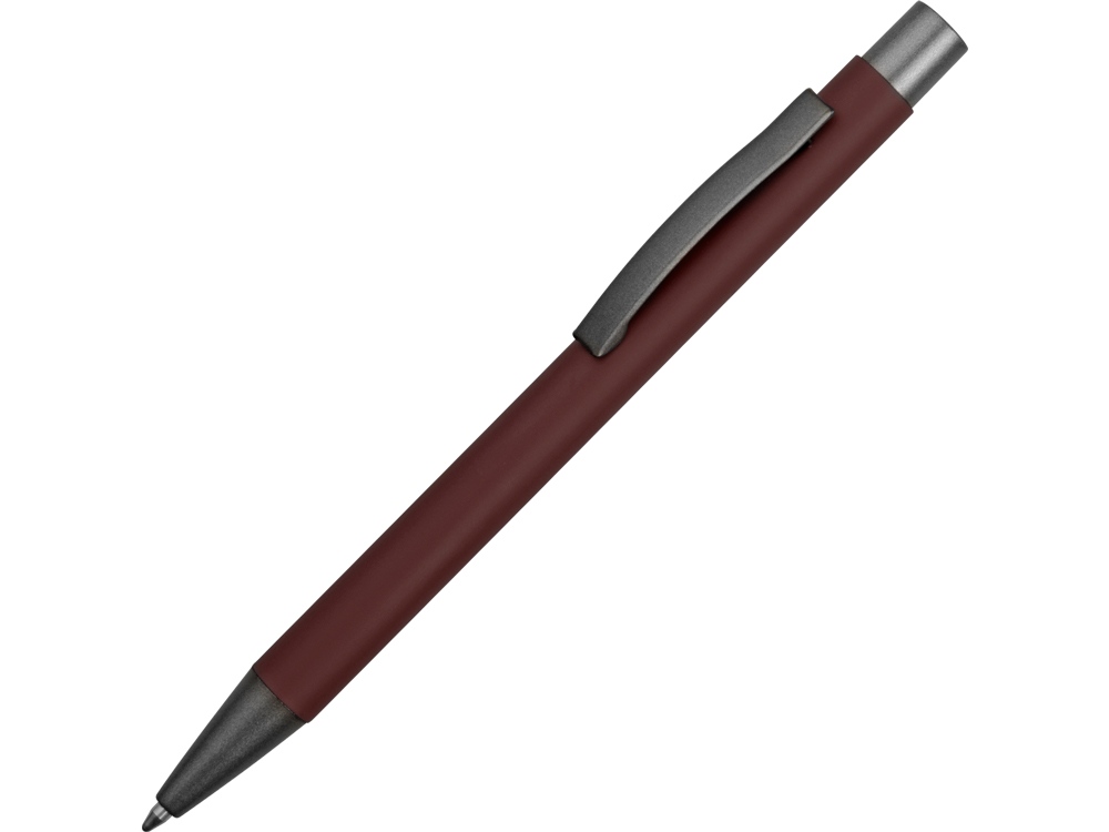 Ручка металлическая soft-touch шариковая Tender, бургунди - купить оптом