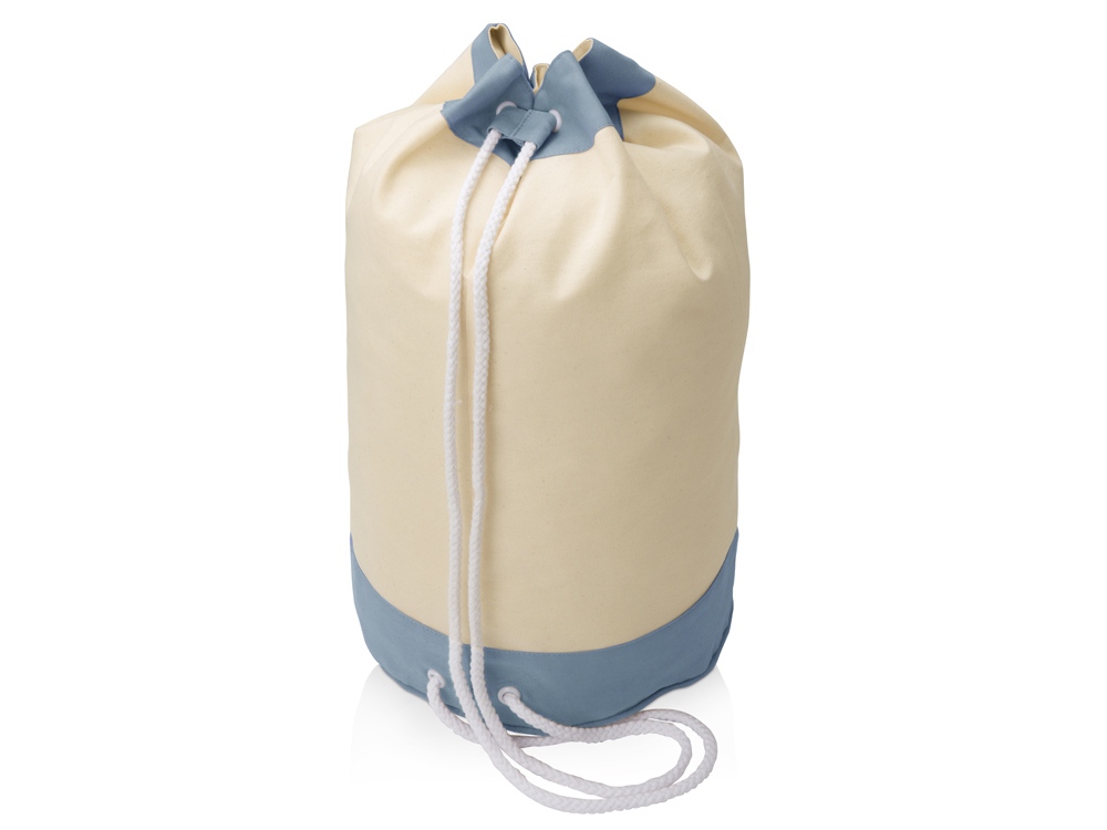 Рюкзак-мешок Indiana хлопковый, 180гр, натуральный/светло-серый - купить оптом