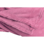 Плед мягкий флисовый Fancy, пыльно-розовый, фото 2
