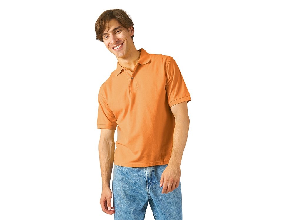 Рубашка поло Boston 2.0 мужская, оранжевый - купить оптом