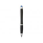 Светящаяся шариковая ручка Nash со светящимся черным корпусом и рукояткой, синий, фото 1