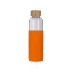 Бутылка для воды стеклянная Refine, в чехле, 550 мл, оранжевый, фото 2