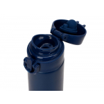 Вакуумная герметичная термокружка Inter, темно-синий, нерж. сталь, фото 2